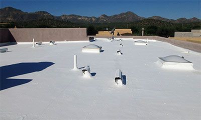 Roof Coating in Tucson - Coated Roof by WIld West Painting